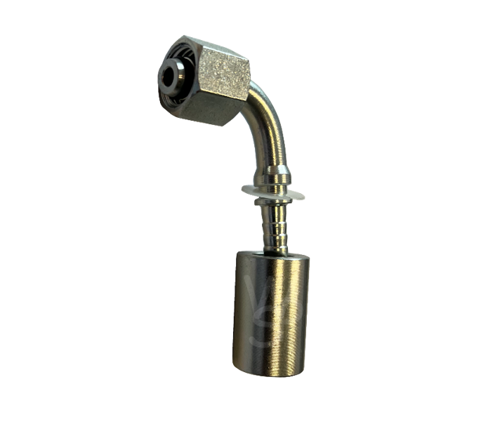 Hydraulic Hose Connector 1/4” 90° Set of 4