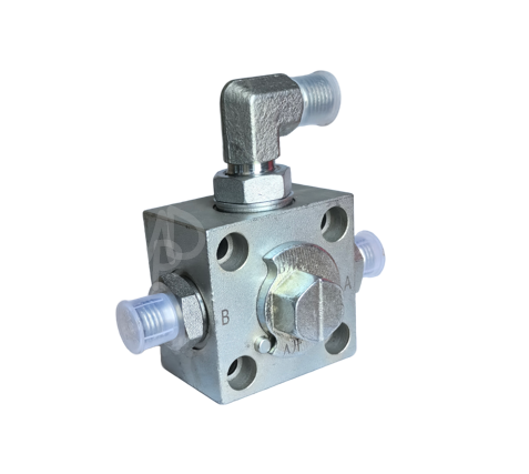 Hydraulic auxiliary connection block (3 way)