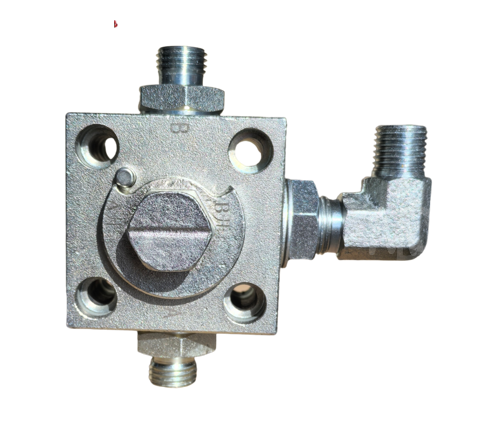 Hydraulic auxiliary connection block (3 way)