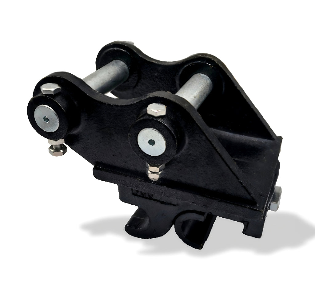 Mini Digger / Excavator Quick hitch mounted with 25mm Pins