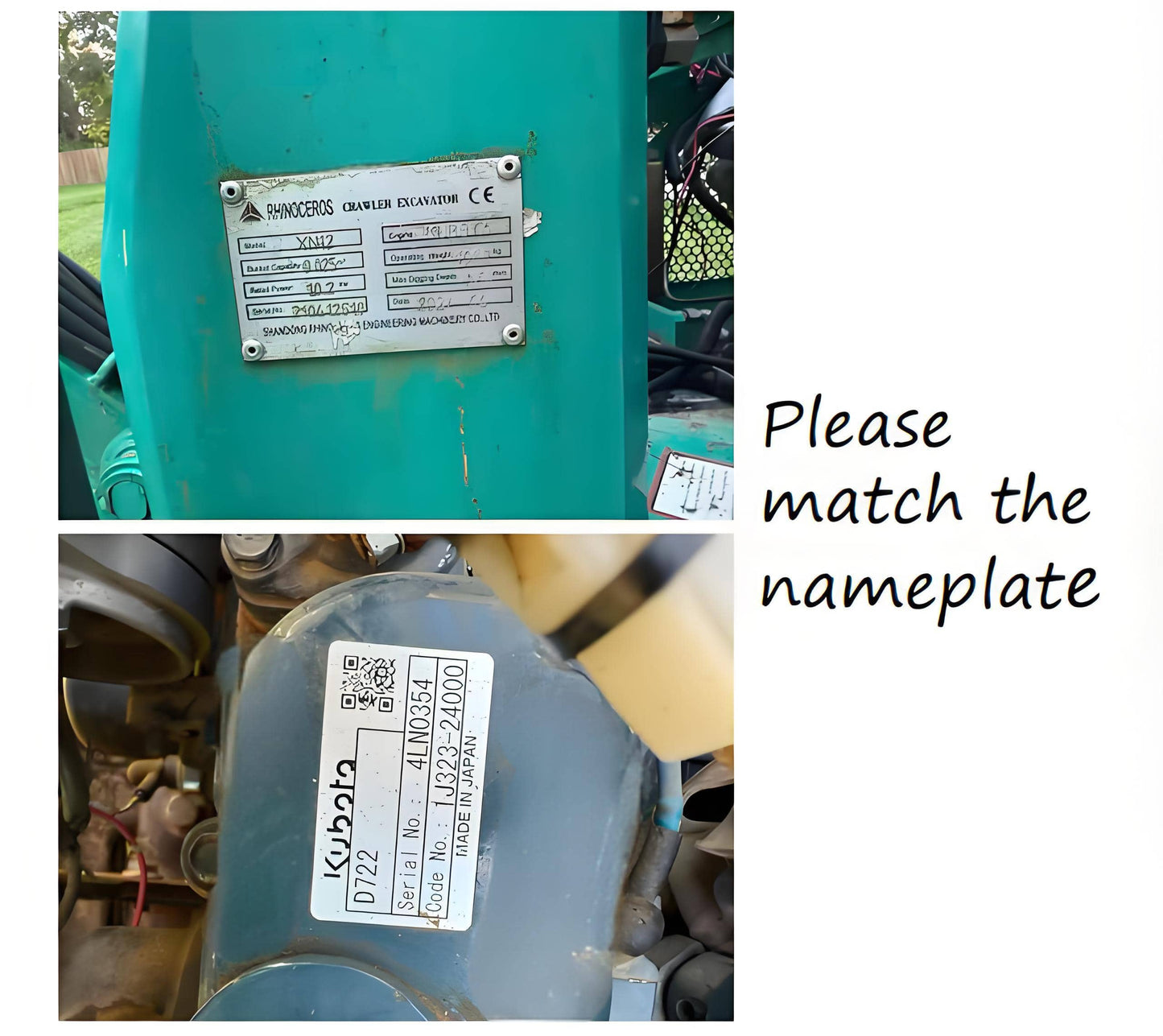 Mini Digger Wiring Harness Rhinoceros XN12